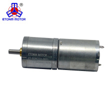 12 v motor de cc de imán permanente de 25 mm 20 rpm